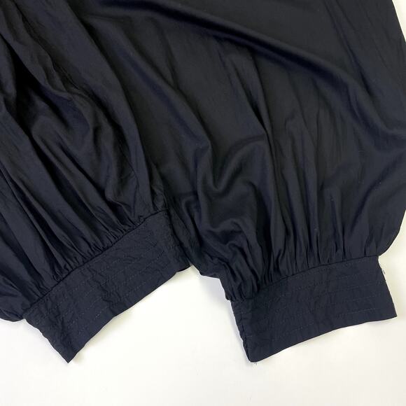 Anthropologie Vega Lounge Jumpsuit size S Black Harem Wide Leg - Picture 10 of 13